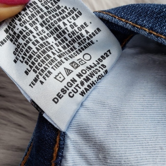 JOE'S PROVOCATEUR wide leg blue jeans sz 31 - Picture 5 of 5